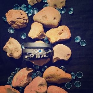 Leather wrap bracelet